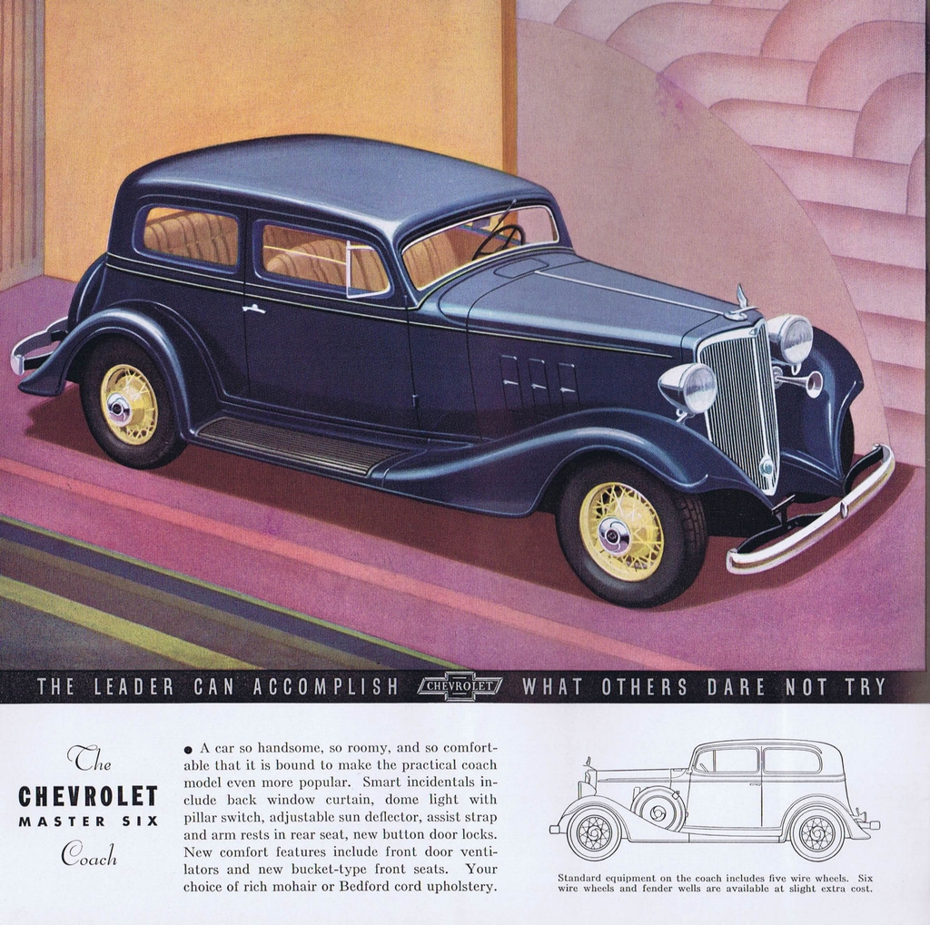 1933 Chevrolet Full-Line Brochure Page 2